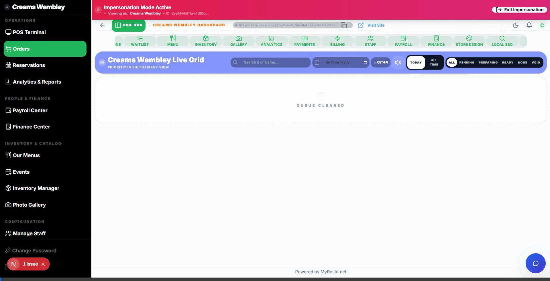 MyResto Restaurant Admin Panel Visual Walkthrough